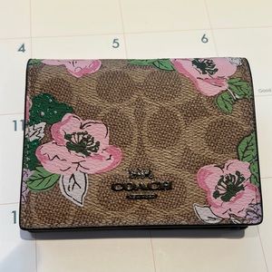 Coach flower wallet